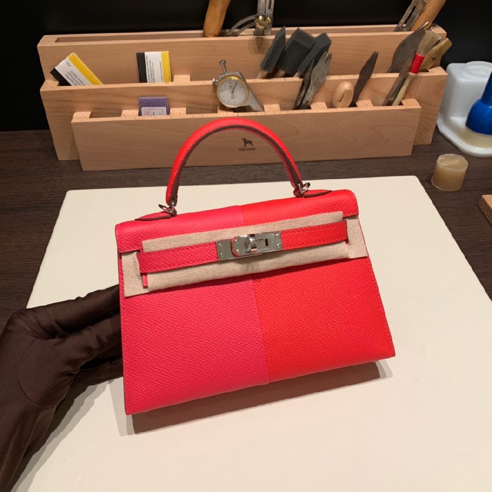 new ❤️mini kelly casaque S3 心红/ i6 极致粉 /B3 坦桑尼亚蓝