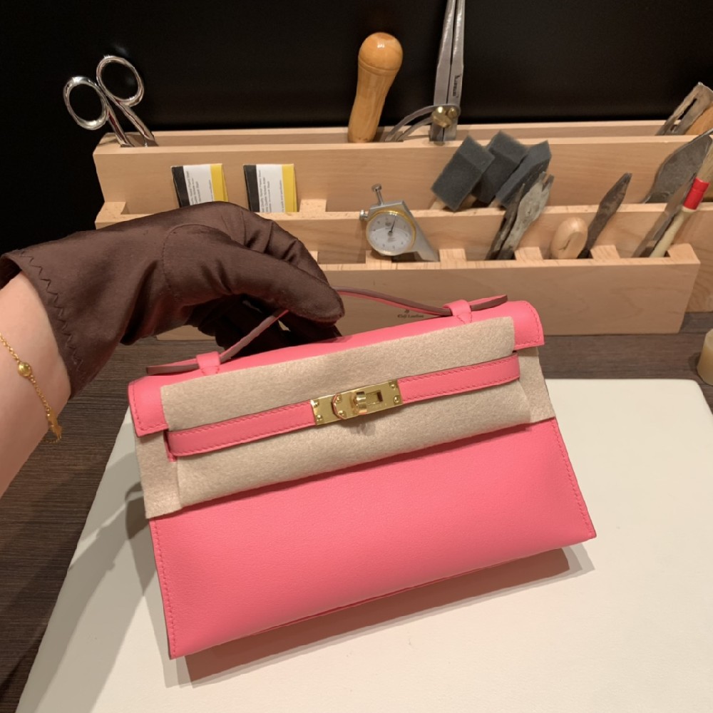 8w 唇膏粉 kelly pochette ❤️swift 皮 粉嫩少女心 迷人眼目