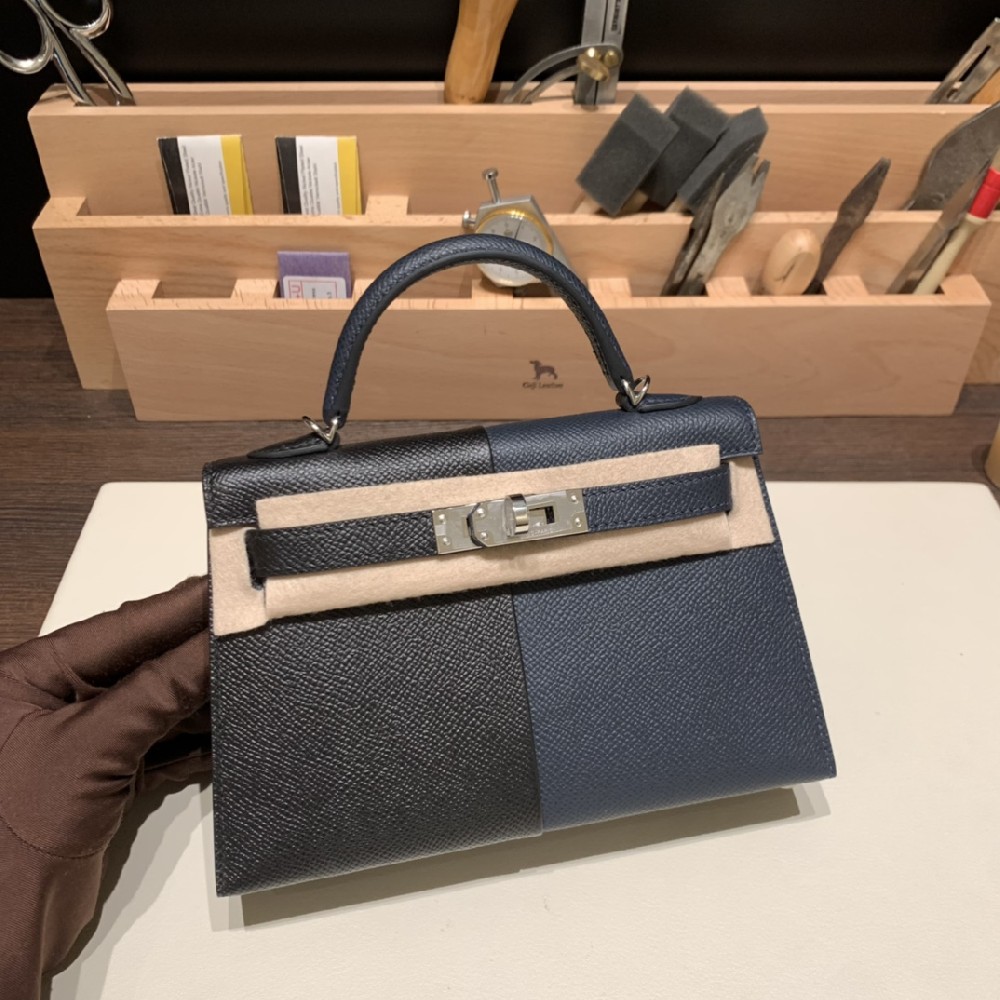 new ❤️mini kelly casaque 88 黑色 /76 印度蓝 /内拼H55红