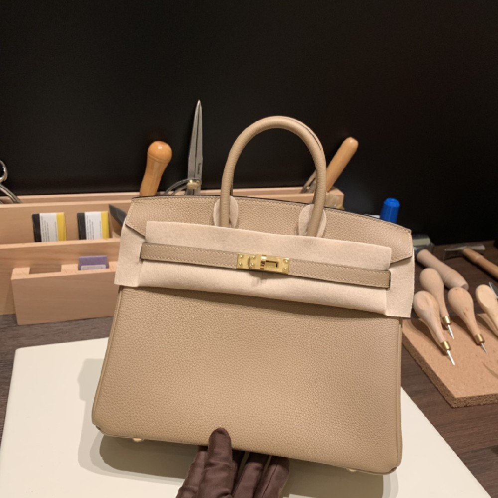 现货❤️25cm birkin togo 米色 金扣