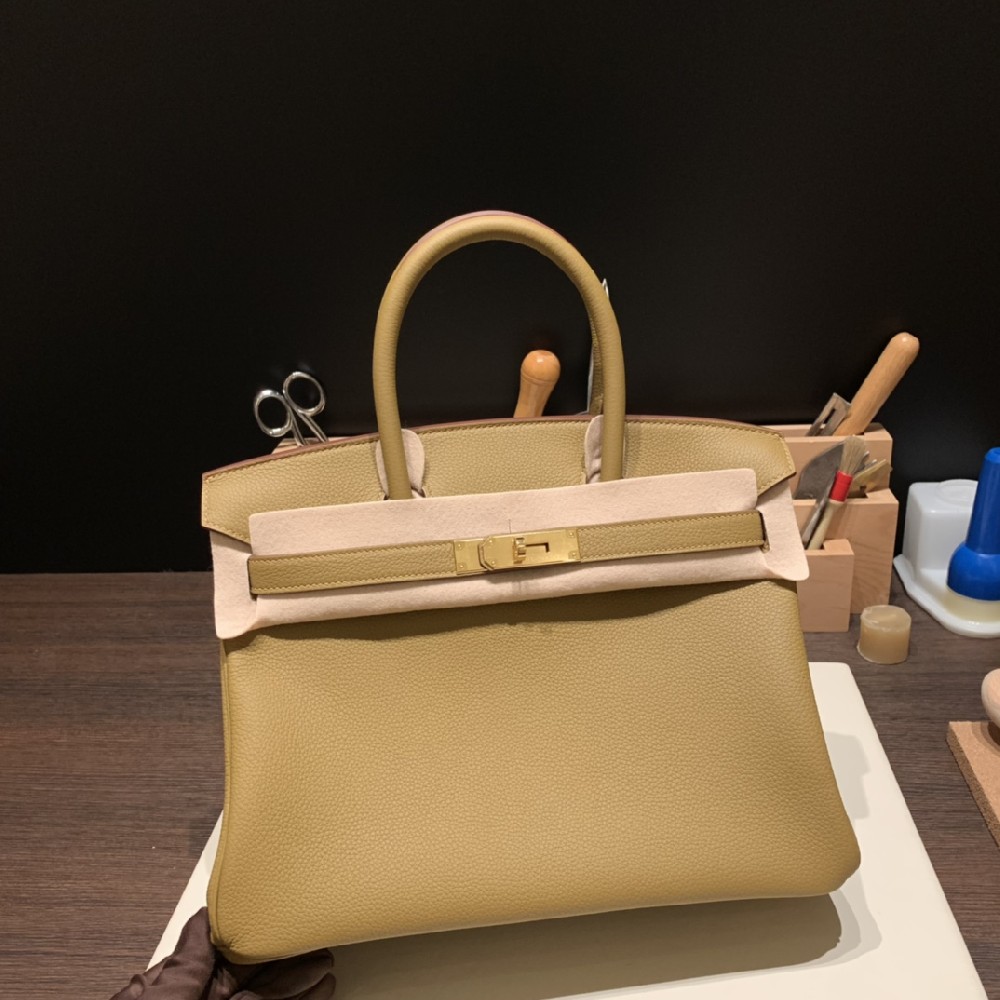 现货❤️30cm birkin togo 青铜色 金扣    高级罕见 不轻易撞色😊
