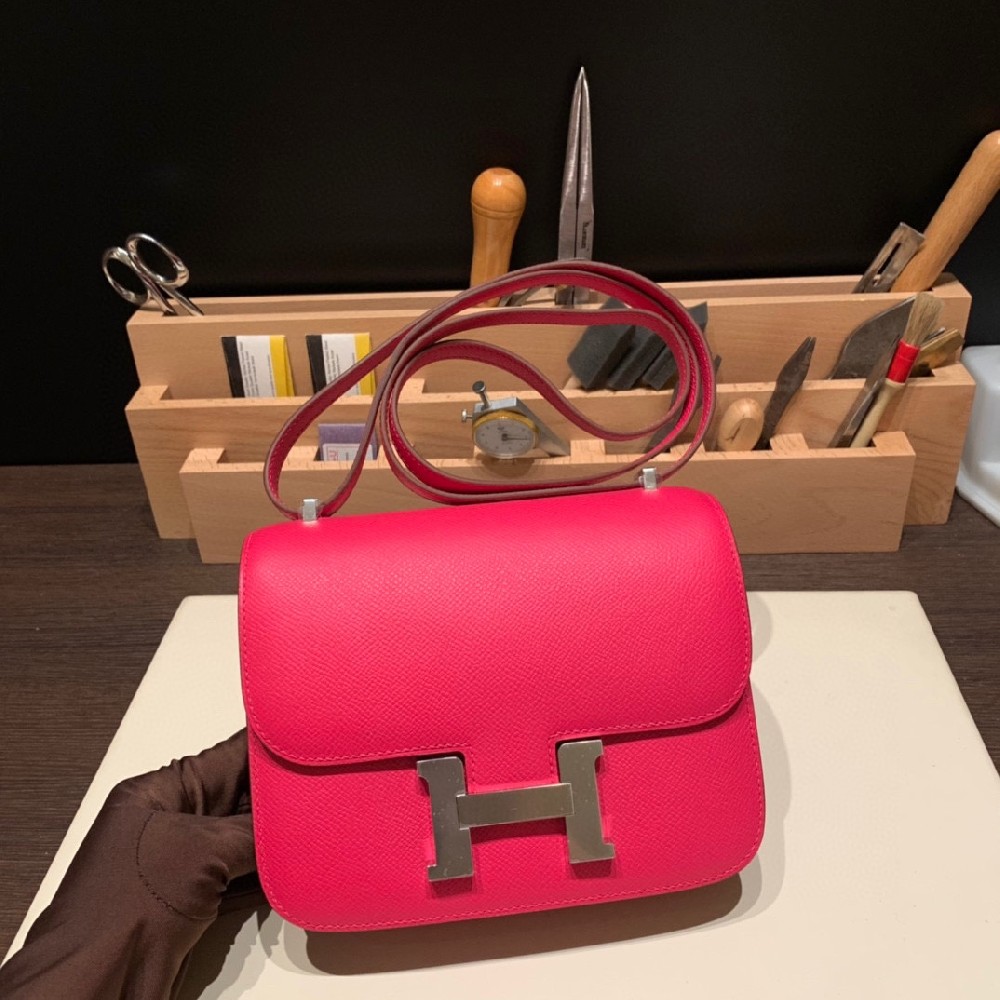 19cm Constance epsom 🌟新色极其稀有哦 0D玫瑰墨西哥粉 值得买的新色[哇]
